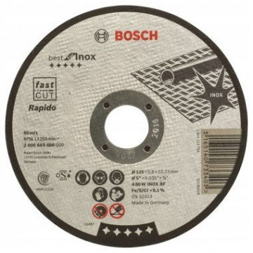 BOSCH 125x0,8mm tarcza do...